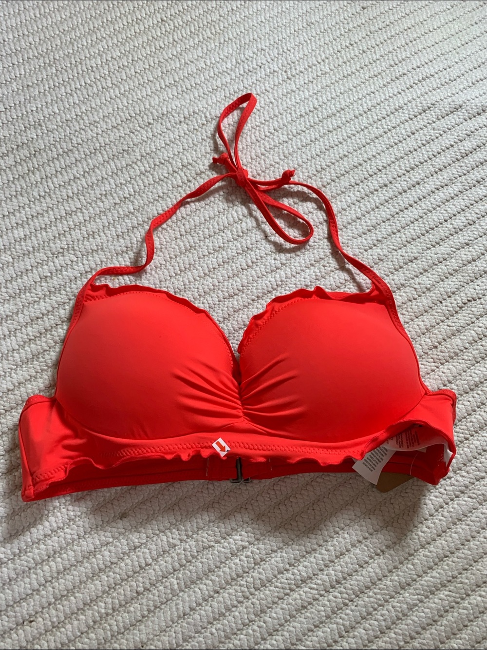 NWT Hobie Red Women's Bikini Top, Size L